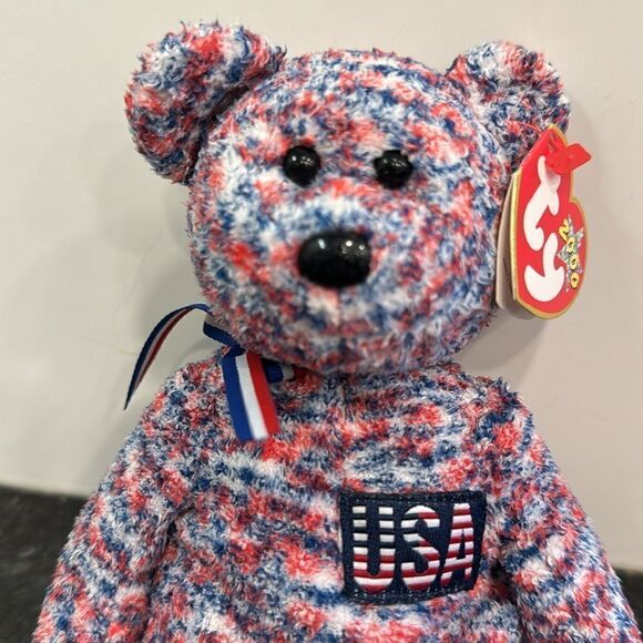 Vintage 2000 Ty Beanie Babies USA 9" Bean Bag Plush With Tags - Picture 2 of 10